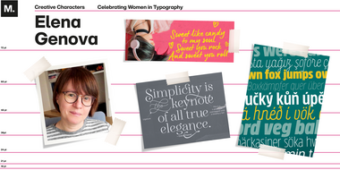 Celebrating Women in Typography: Elena Genova