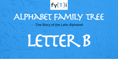 Árbol del abecedario - La letra B