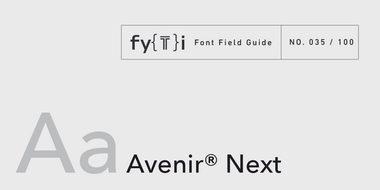 Avenir Next Field Guide Header-02 Avenir Next Field Guide Header-02