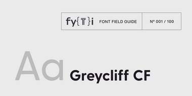 GreycliffCF-MyFonts-Kopfzeile