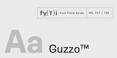 Guzzo_Font_Field_Guide_Header02 Guzzo_Font_Field_Guide_Header02