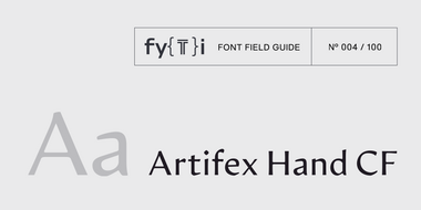 ArtifexHandCF-MyFonts-Header