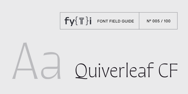 QuiverleafCF-MyFonts-Kopfzeile