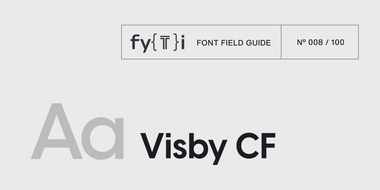 VisbyCF-MyFonts-Police-Field-Guide