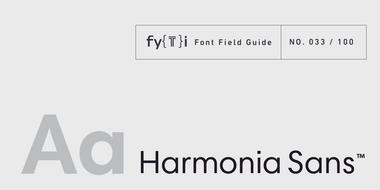 Harmonia-Sans-Font-Field-Guide-Kopfzeile