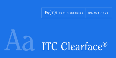 ITC-Clearface-Font-Leitfaden-Kopfzeile