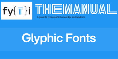 die-Font-manuelle-glyphische-Fonts-Überschrift