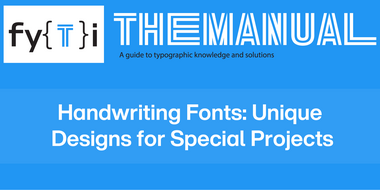 Manual - Handwriting Fonts - Header