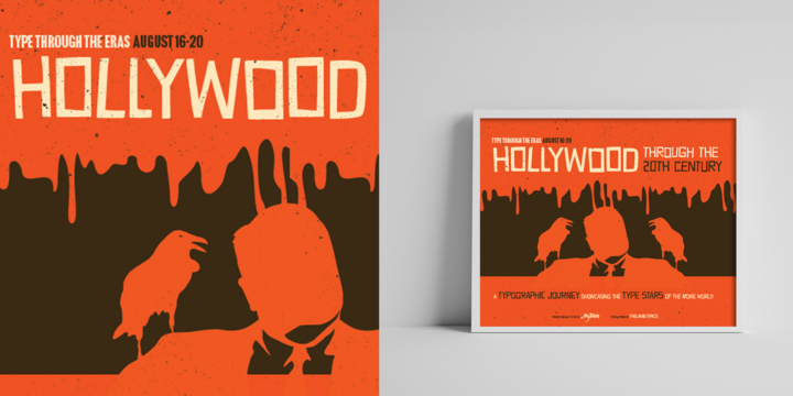 type through the eras poster 2021