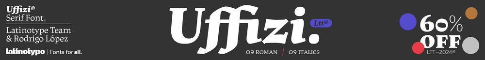 Uffizi by Latinotype