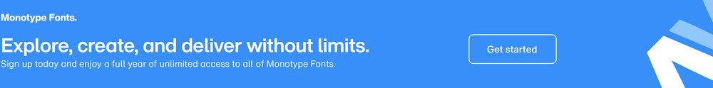 Blue Monotype Fonts Free Trial Banner Call To Action