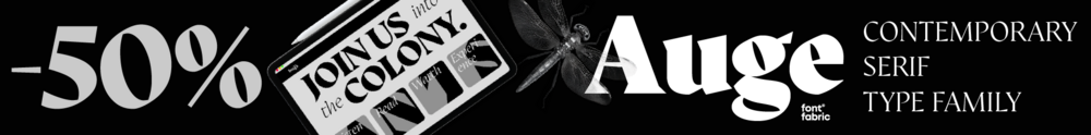 Auge font fontfabric