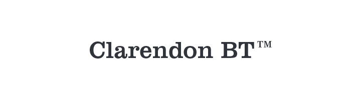 Clarendon BT Font