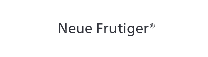 Neue Frutiger Font