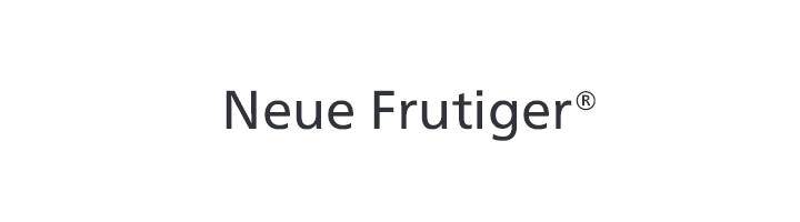 Nouveau Frutiger Police