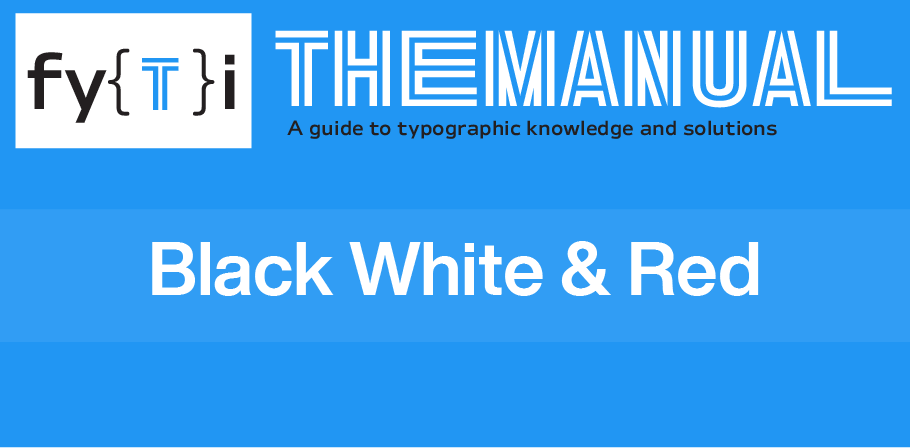Black White & Red Manual