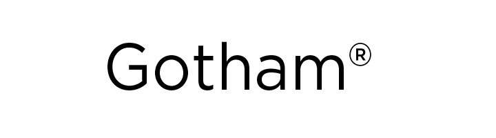 gotham-font-hoefler-and-co