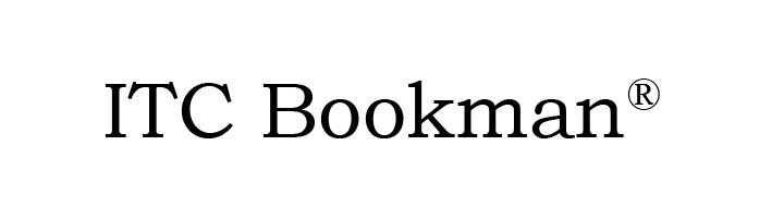 ITC Bookman® by ITC