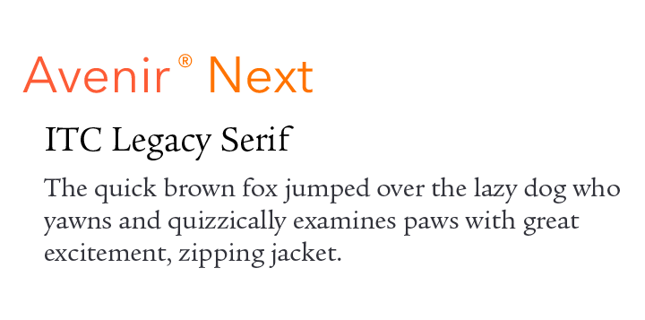Avenir-Next-font-pair-ITC-Legacy-Serif
