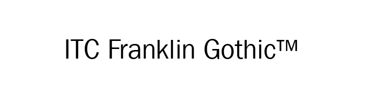 Franklin Gothic by ITC