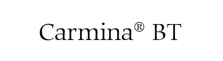 carmina-font-bitstream