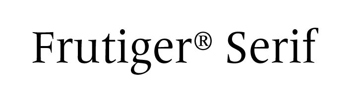 Frutiger Serif by Linotype