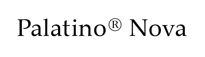 Palatino Nova by Linotype