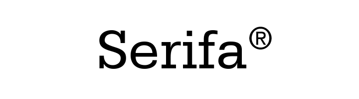 Serifa by Linotype