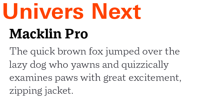 Macklin Font by Monotype