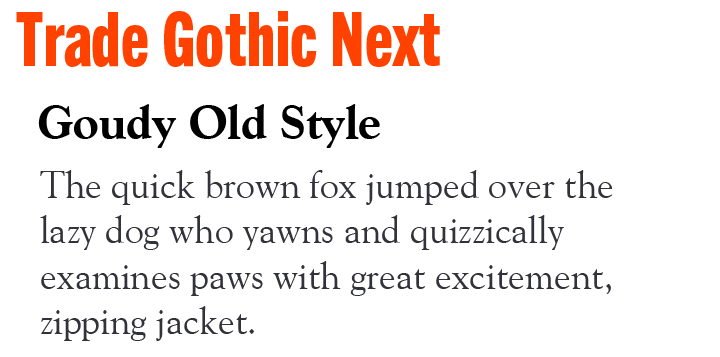 Goudy Old Style by URW Type Foundry