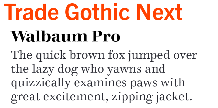Walbaum by Monotype