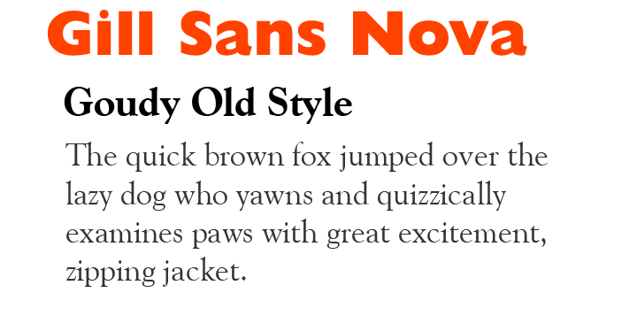 Goudy Old Style by URW Type Foundry