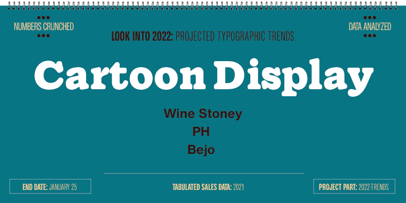 Cartoon Display MyFonts Tendances