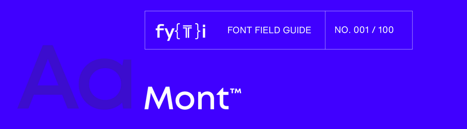 Mont-Font-Field-Guide-Kopfzeile