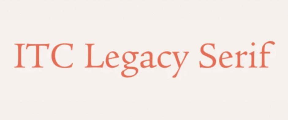 ITC Legacy Serif