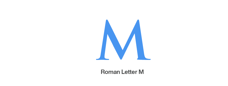 letter m font styles