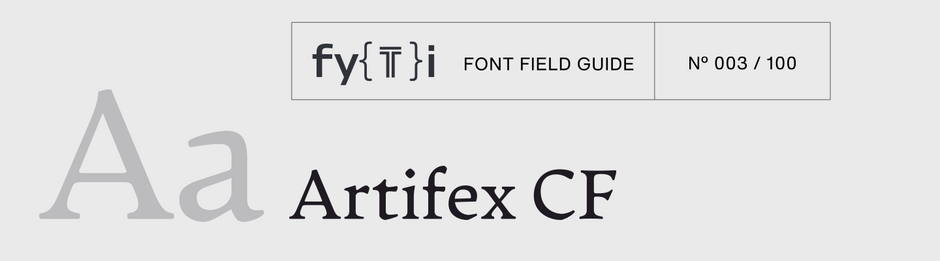 ArtifexCF-MyFonts-Kopfzeile