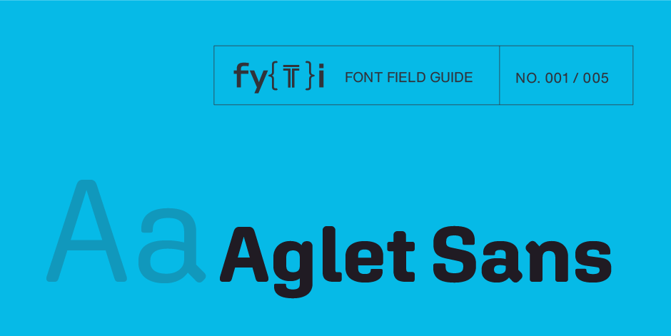 Aglet-Sans-Font-Field-Guide-Kopfzeile