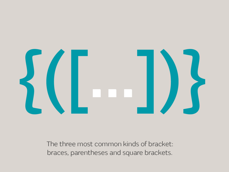 Punctuation Series Brackets Myfonts