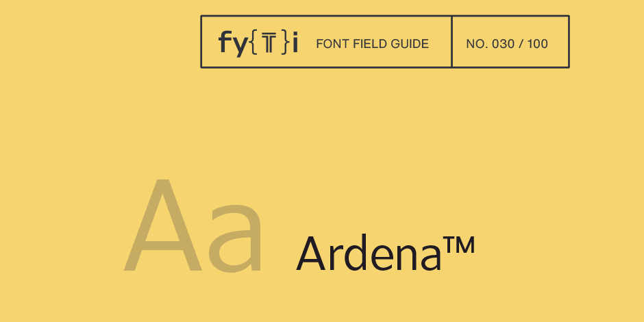 Ardena-Font-Field-Guide
