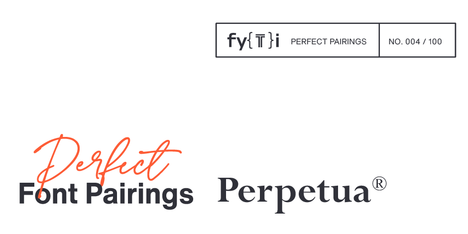 perfekt-Font-paarungen-Perpetua-Kopf