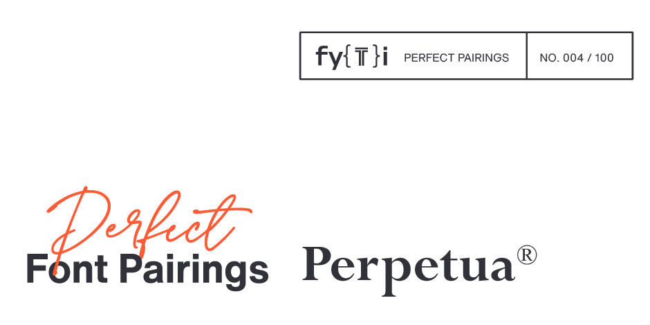 perfekt-Font-paarungen-Perpetua-Kopf