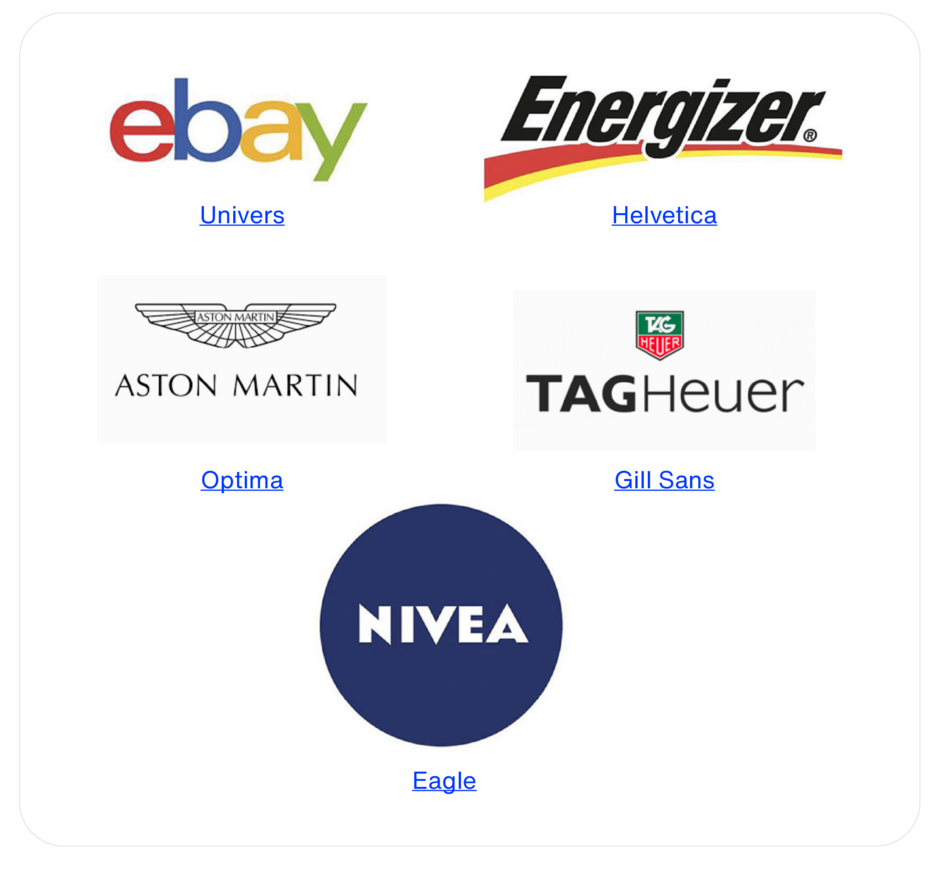 Choosing Display Fonts Background