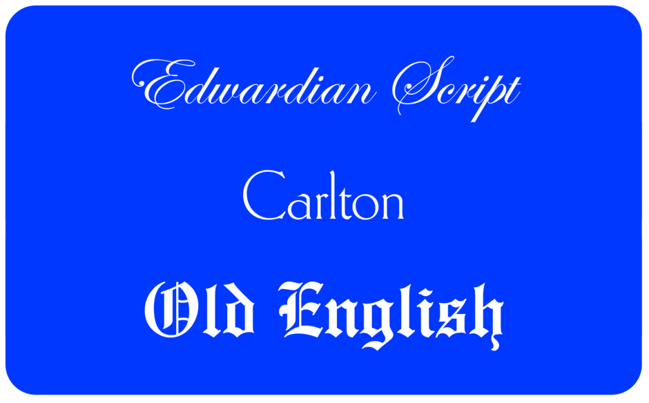 Choosing Display Fonts Background