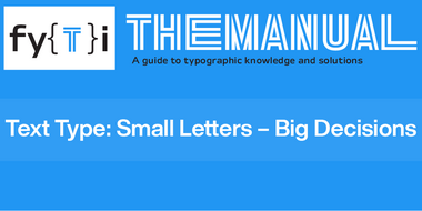 Text Type: Small Letters – Big Decisions Manual